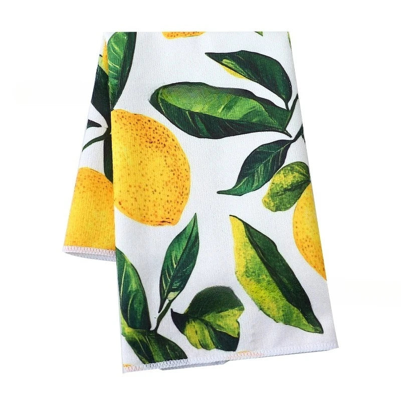 56CMx36CM Lemon Print Kitchen Dish Towel