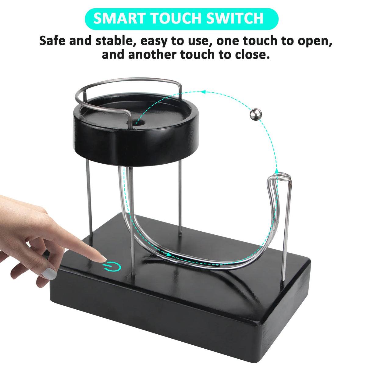 Electromagnetic Drive Jumping Ball Perpetual Movement Machine