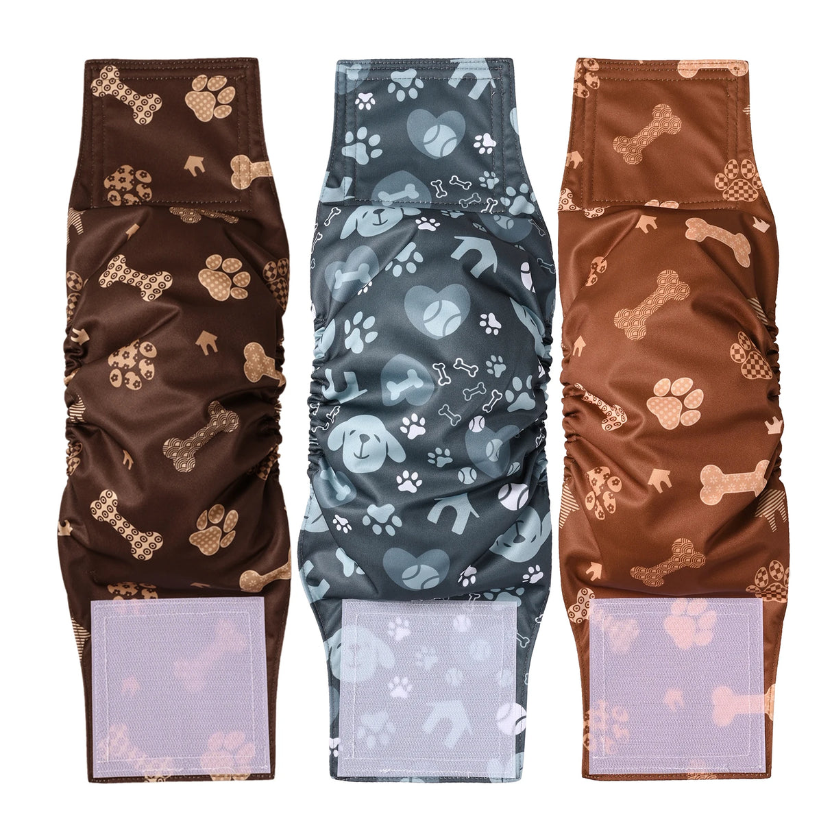 2/3/4/5Pack Cotton Cloth Diaper For Male Dogs