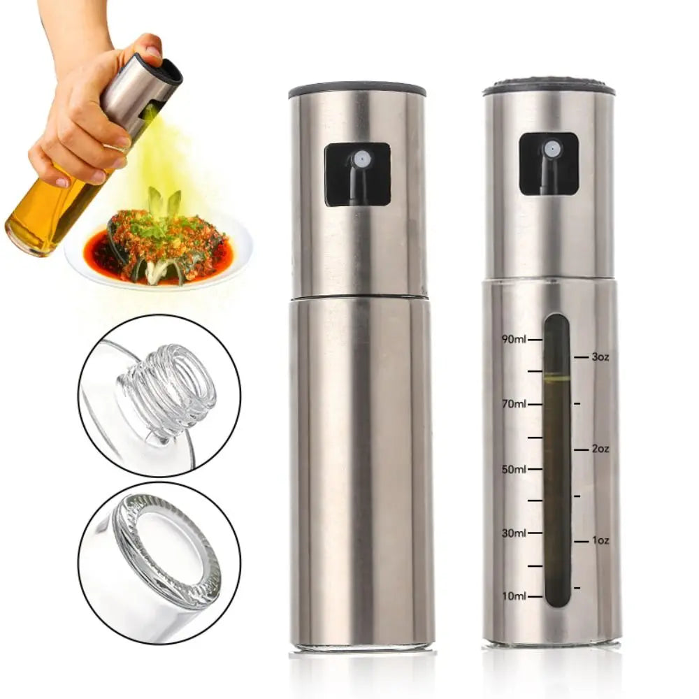 100ml Stainless Steel Multi-Purpose Adjustable Olive Oil Sprayer