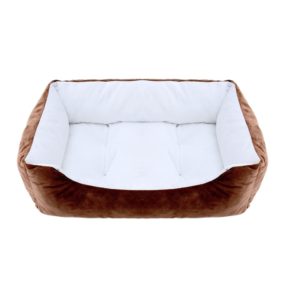 Pet Square Plush Kennel Bed Cushion.