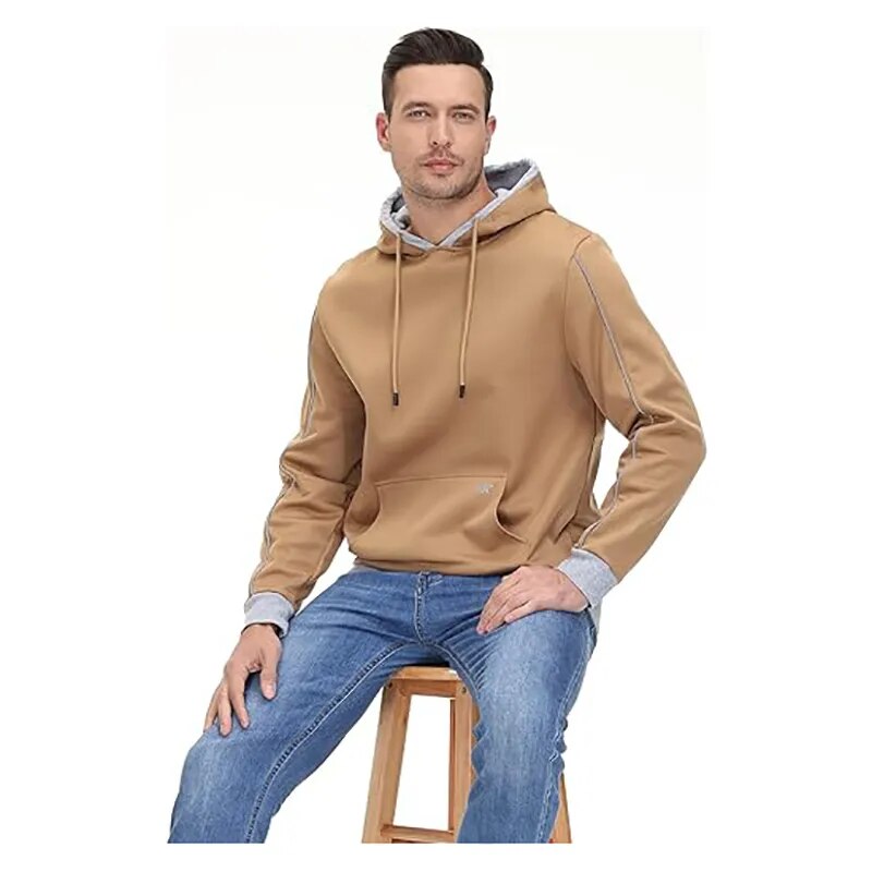 Men's Autumn/Winter Cozy Fleece Pullover Hoodies.
