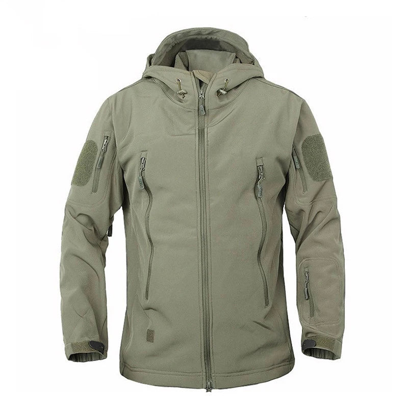 Men Or Women's Waterproof Soft Shell Windbreaker Jacket For Hunting Skiing Or Camping