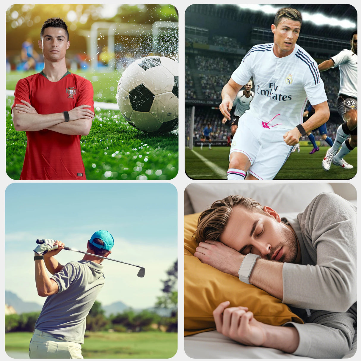 WHOOP Adjustable Silicone Waterproof, Sweatproof Sport Flex Wrist Band For 5.0