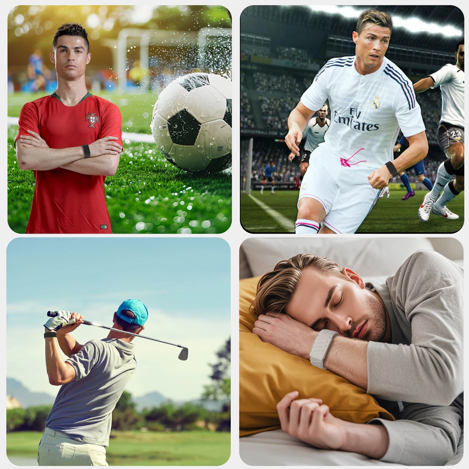 WHOOP Adjustable Silicone Waterproof, Sweatproof Sport Flex Wrist Band For 5.0