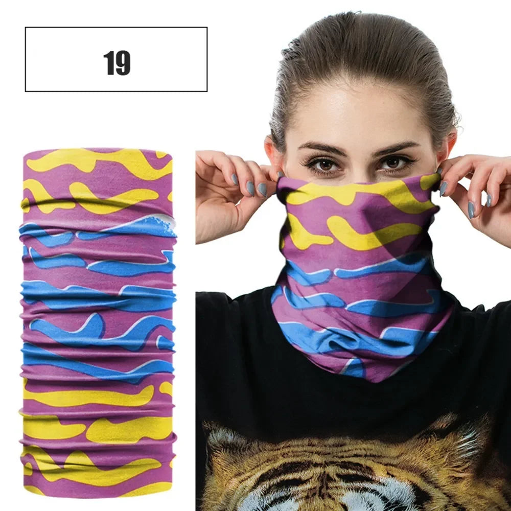 Men Or Women's Head Face Neck Tube Bandana Scarf