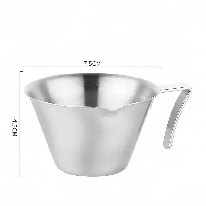 Stainless Steel with Measurement Espresso Extraction Cup