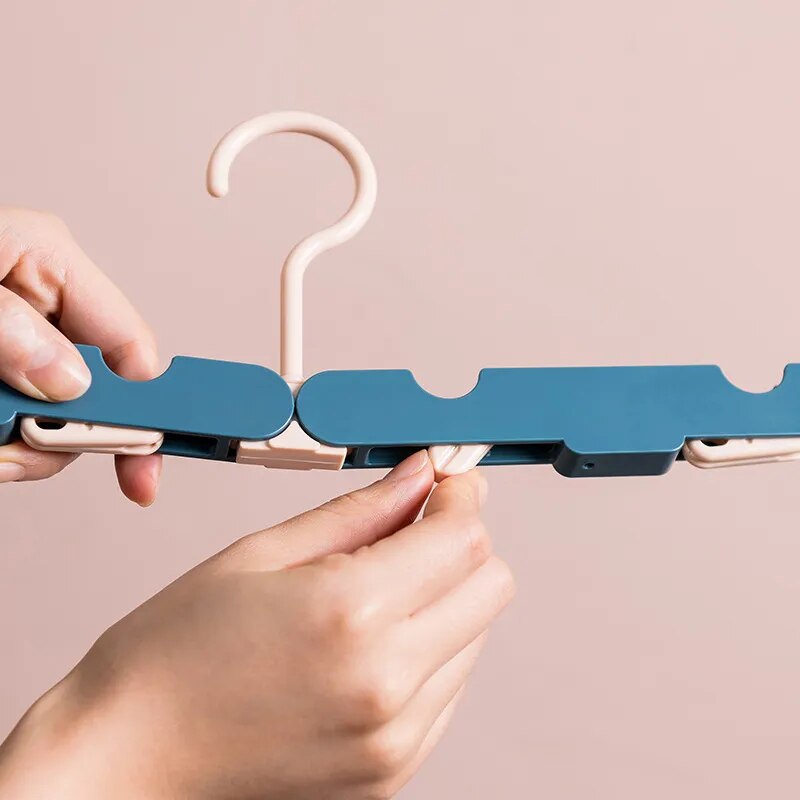 Multifunction Folding Hangers.  Great For Travel Drying Rack.