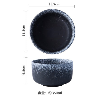 ceramic ramen noodle bowl