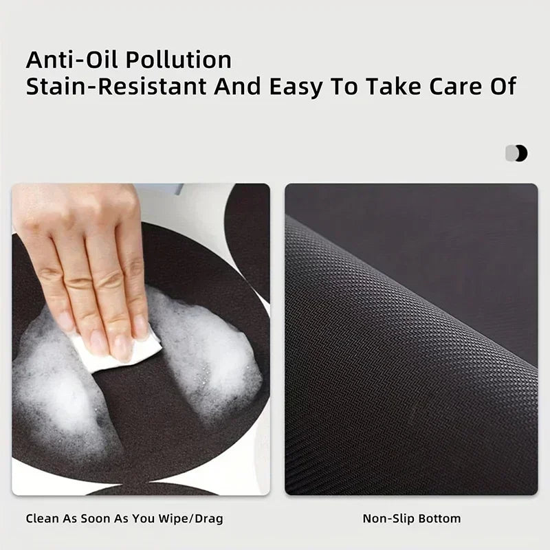Absorbent Non-Slip Rubber Sole Coffee Machine Drip Mat