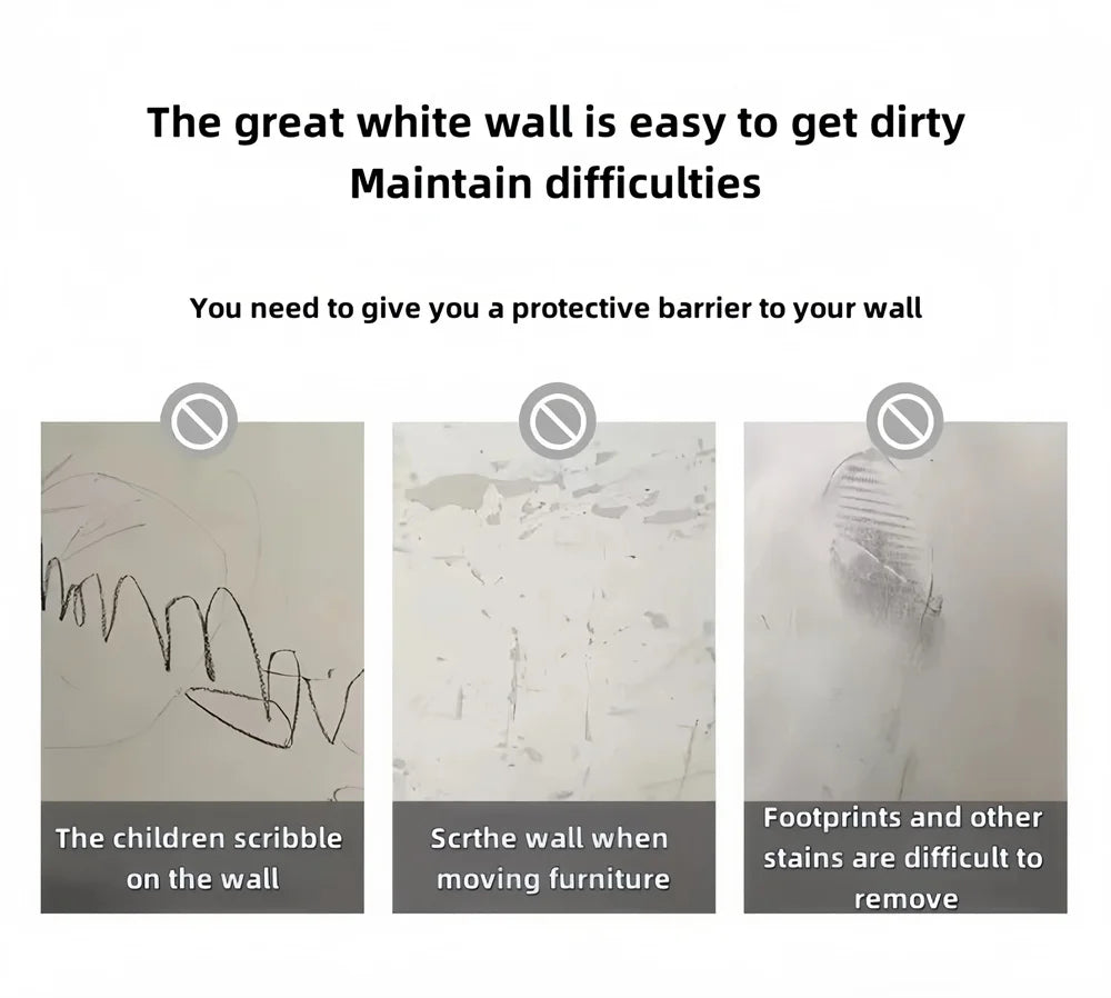 2/3/5/10M Electrostatic Wall Protective Clear Film