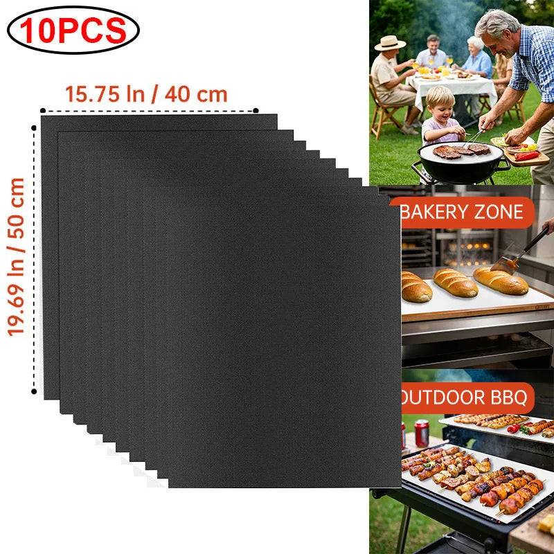 Reusable Non-stick Heat Resistant Baking/Grilling Mats