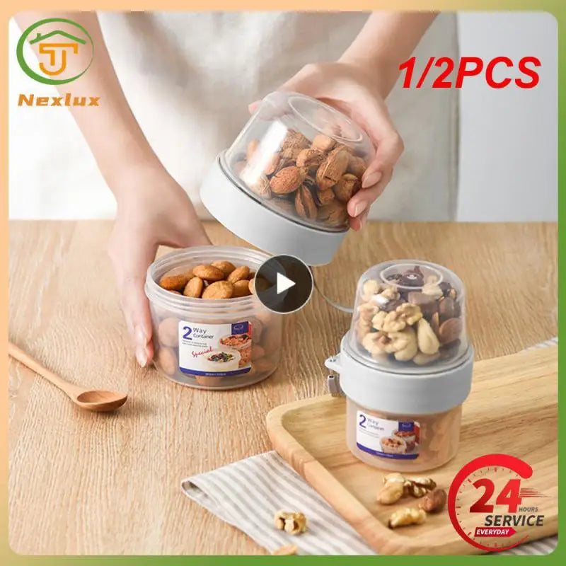 Breakfast Oatmeal Or Yogurt Sealed Container
