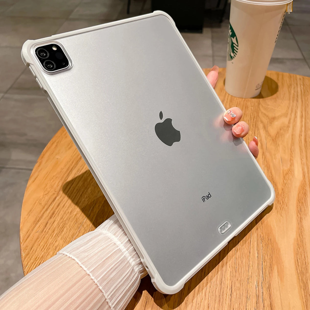 Tablet Case for IPad A16 11/10th 7/8/9th Gen Mini Air 7 6 5 4 A17 Pro 11 13 12.9 M3 M2 M4 10.2 10.9 Inch Translucent Matte Case