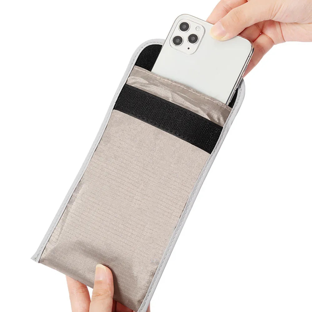 RF Signal Blocker, Anti-Radiation Shield, Anti-tracking Cell Phone Pouch