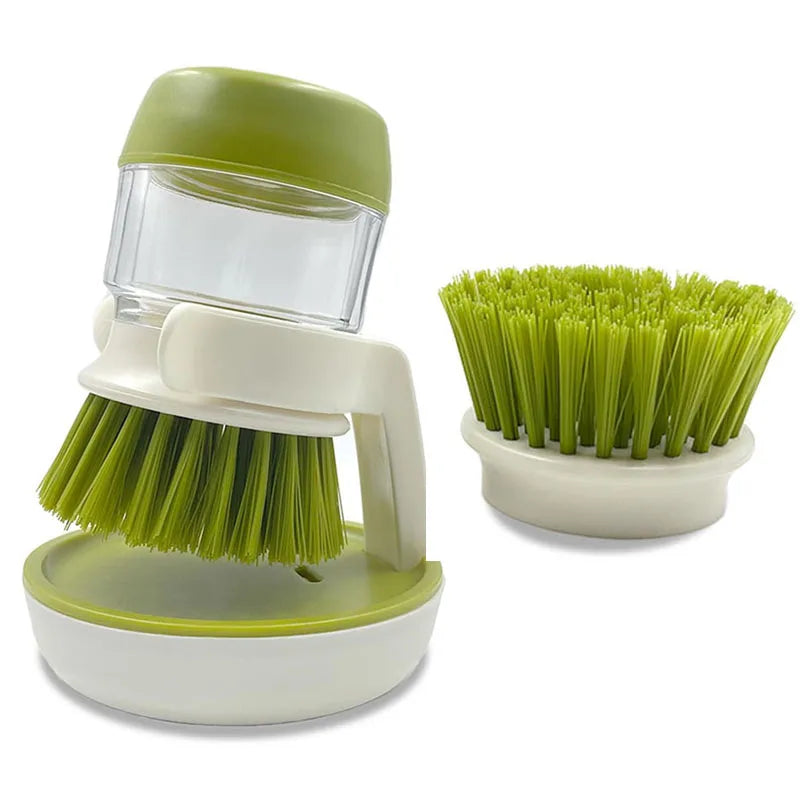 Soap Dispenser Dish Brush With Drainage Base