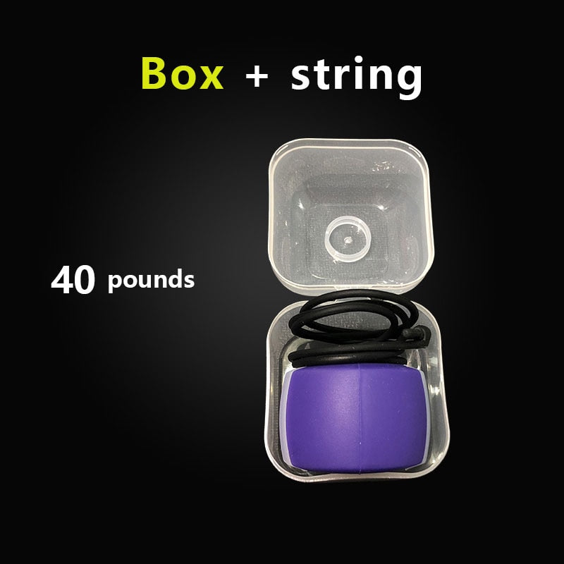 Food-grade Silica Gel Jaw Exercise Line Ball Muscle Trainin Fitness Ball Neck Face Toning Jaw Muscle Training Face lift