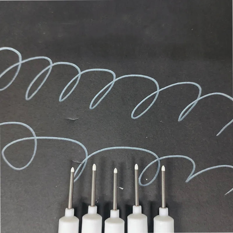 6Pcs/Set 20mm Waterproof, Long Nib Head Markers For Metal Or Woodworking.