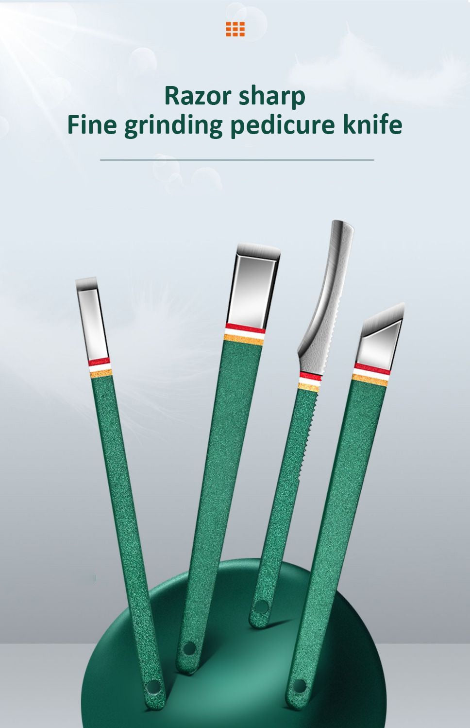 12-16pcs Stainless Steel Manicure Set With Folding Bag.