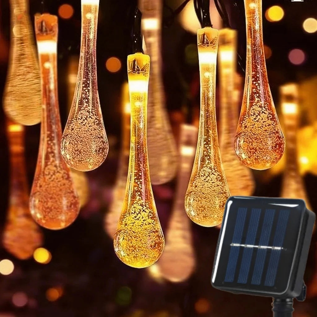 Outdoor Solar Teardrop 8 Mode Lights