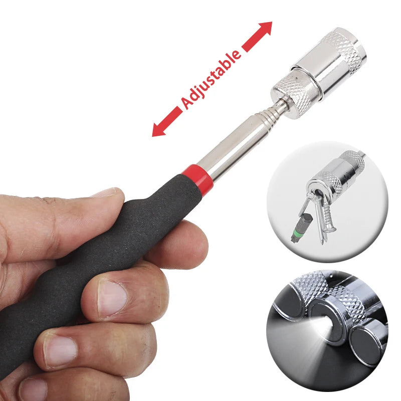 Mini Extendable Magnetic Rod To Pickup Nuts Or Bolts