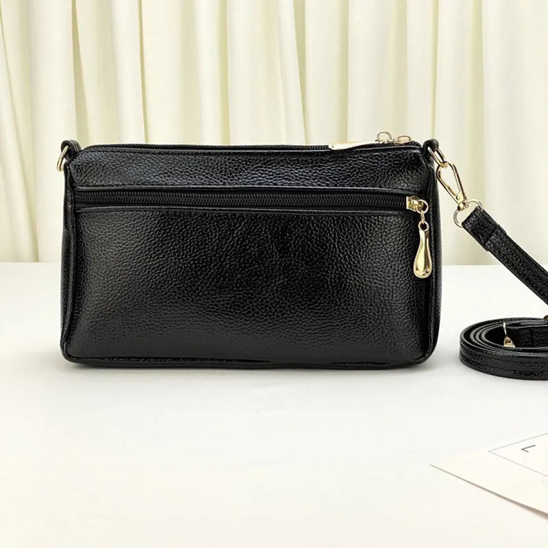 Embossed Women's Leather Shoulder Bags.