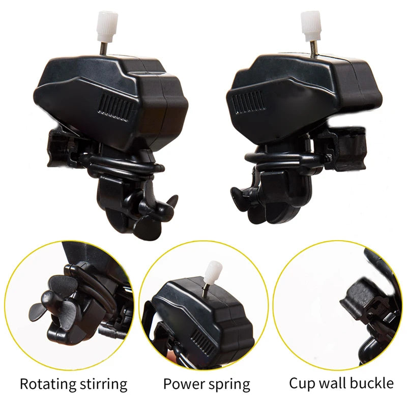 Wind Up Mini Boat Motor Coffee Stirrer