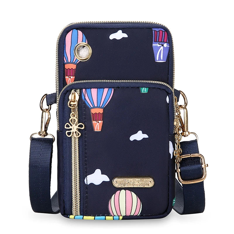 Women's Lightweight Nylon Crossbody Or Arm Bag