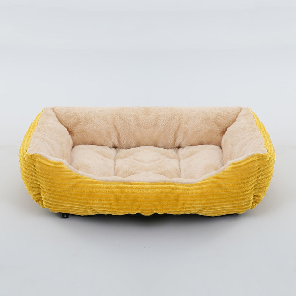 Pet Square Plush Kennel Bed Cushion.