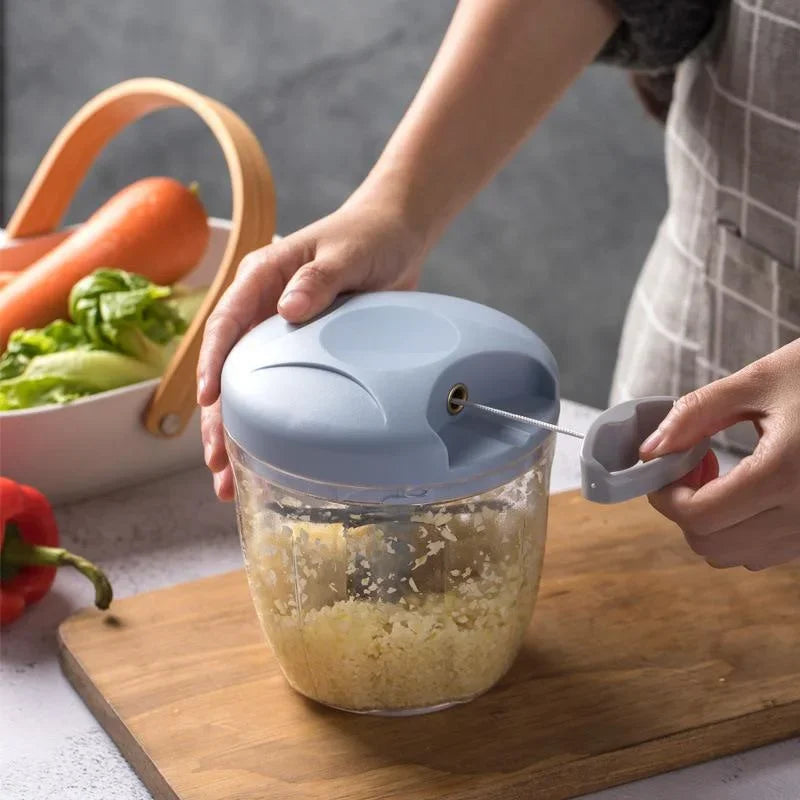 500ML Or 900ML Manual Vegetable Onion Garlic Meat Pull Chopper