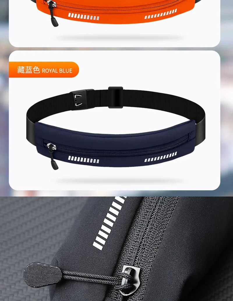 Waterproof Waist Running Belt For Phone, Money Or Keys