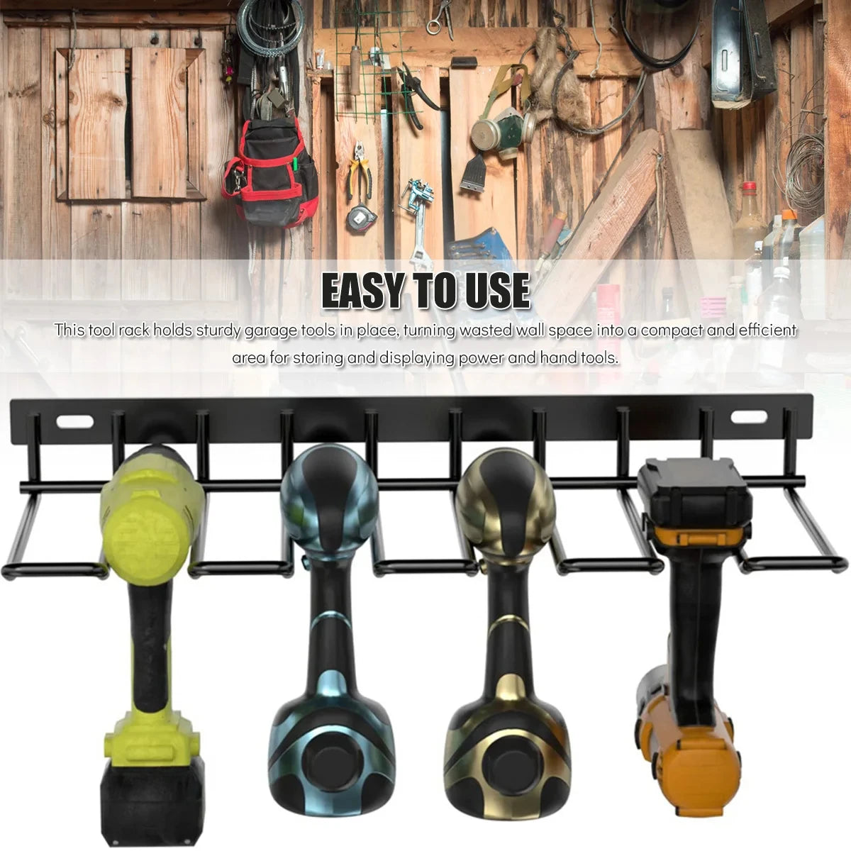 Wall Mounted Power Tool Organizer
