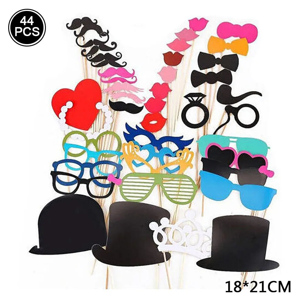 Photo booth Props For Weddings, Graduation And Birthday Parties.