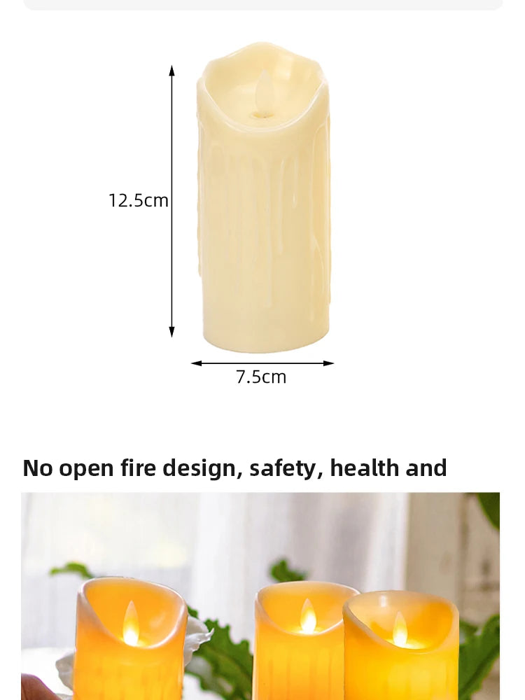 1 Pc Plastic Electronic Candle Lights