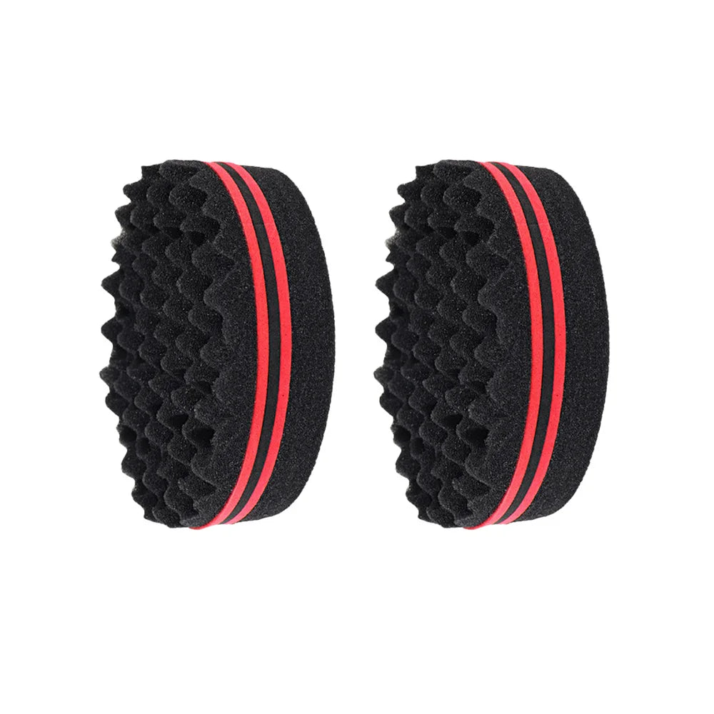 Oval Double Side Magic Twist Hair Sponge
