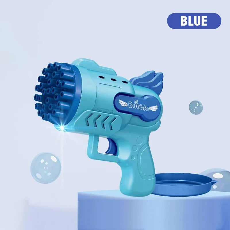 Rechargeable 29 Holes Bubble Gun