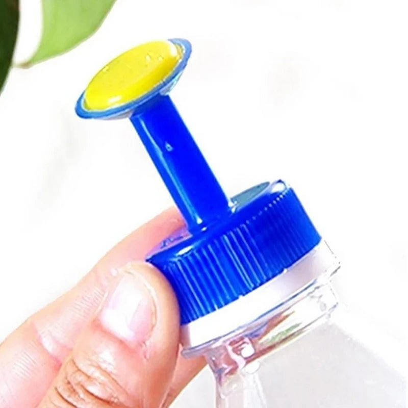 Plant Watering Spray-Head Attachment That Fits Soft Drink Bottles.