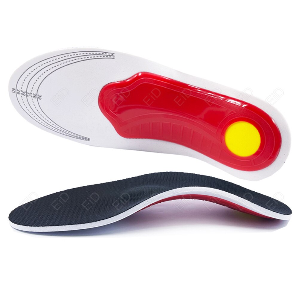 Unisex EiD Premium Orthotic Gel High Arch Support Insoles.