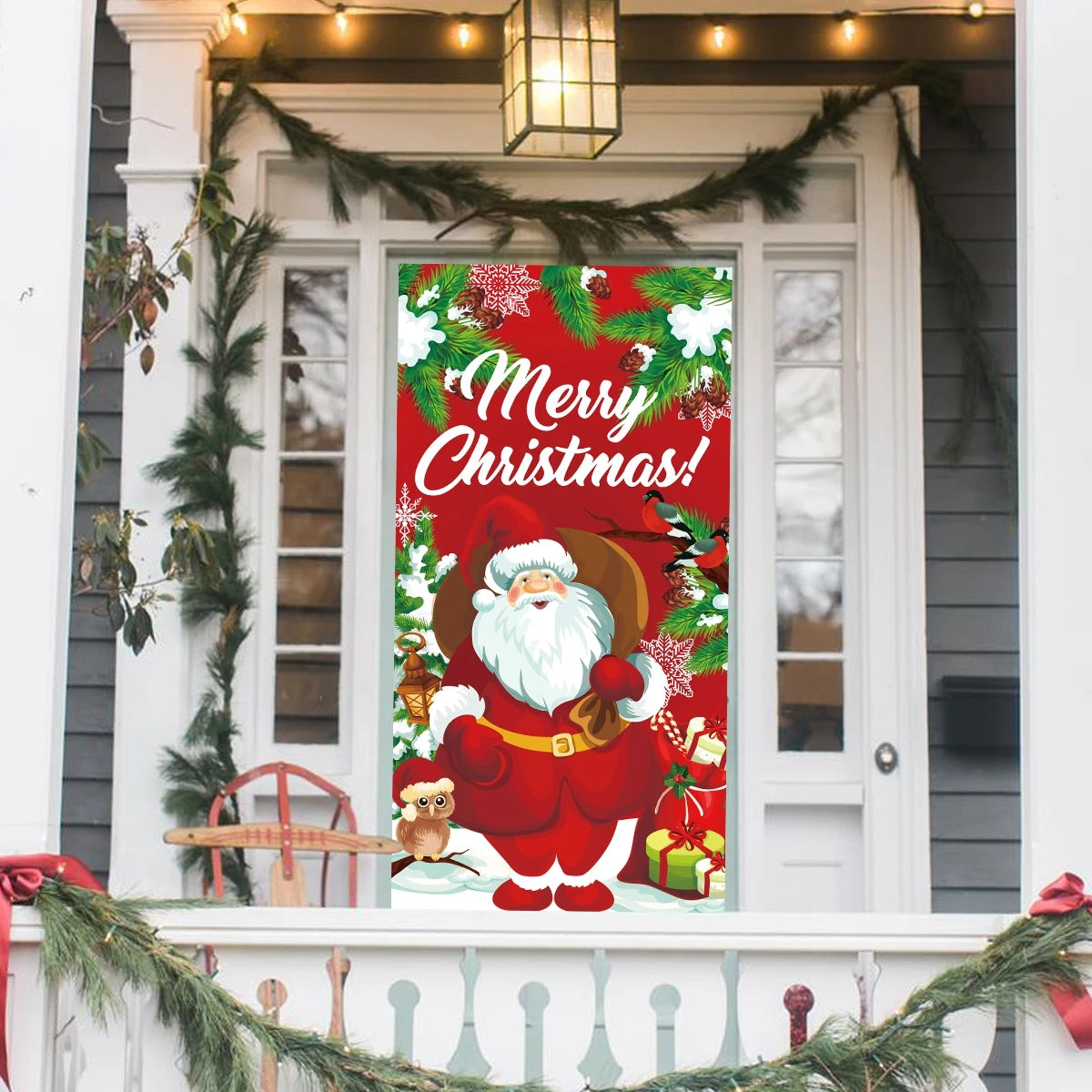 Christmas Hanging Door Banners  Decoration