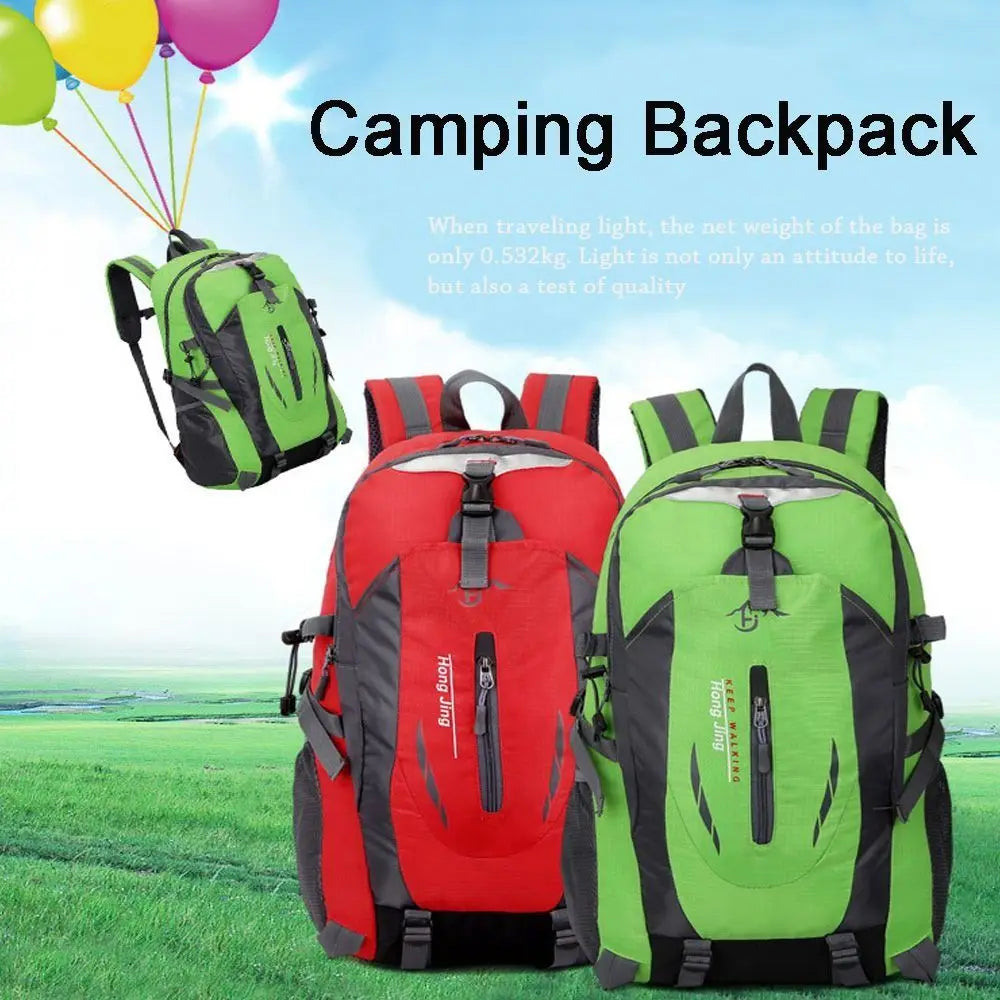 40L Waterproof Nylon Camping Backpack