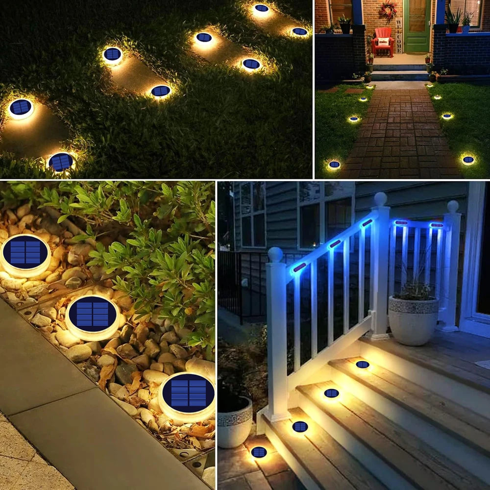 Solar Waterproof LED Dock Lighting IP68 Auto On/Off For Garden Or Driveway