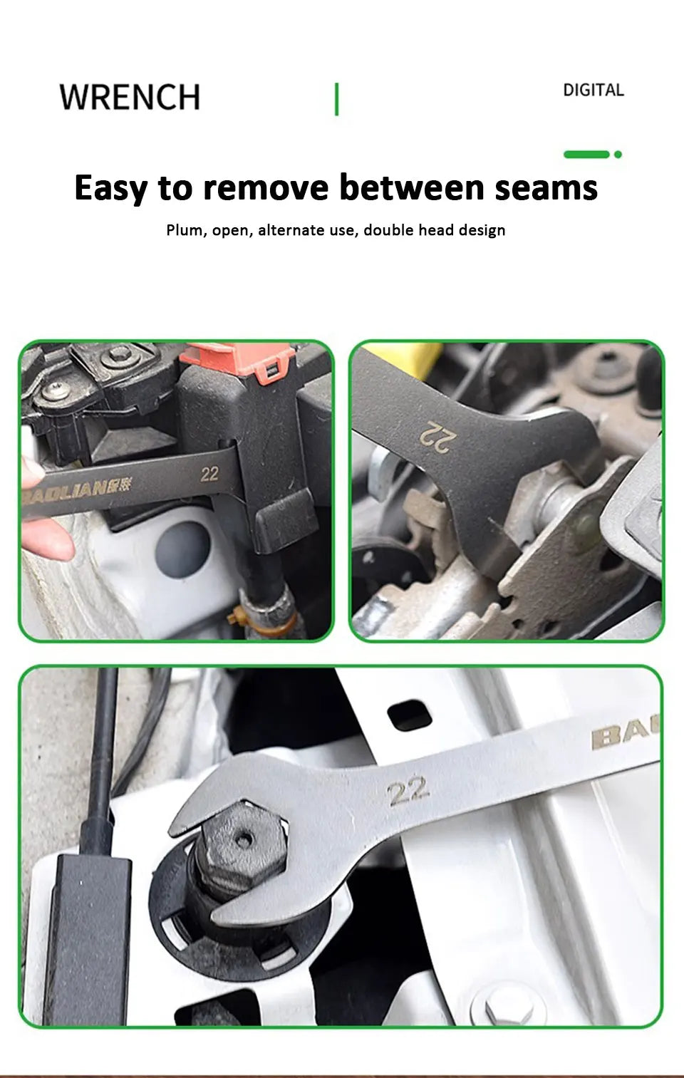 5-32MM Ultra-thin Universal Open End Wrenches