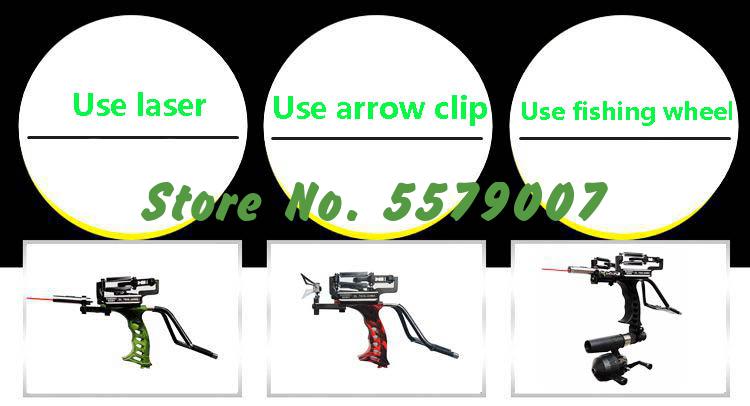 Professional Hunting Or Fishing Slingshot With Powerful Laser.