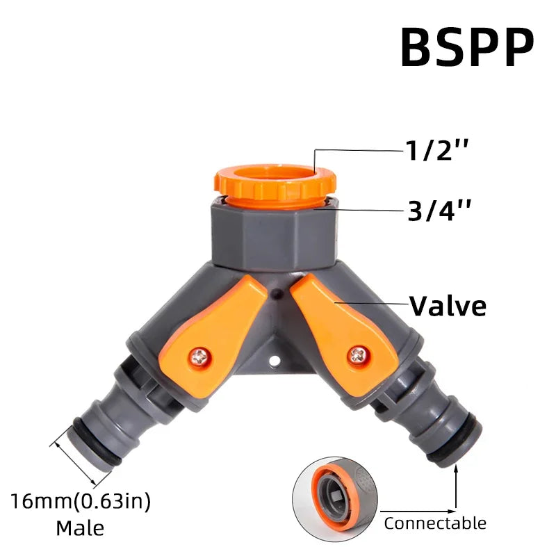 1-Pcs 1/2" 3/4" 1" Garden Hose Quick Connect Adapters