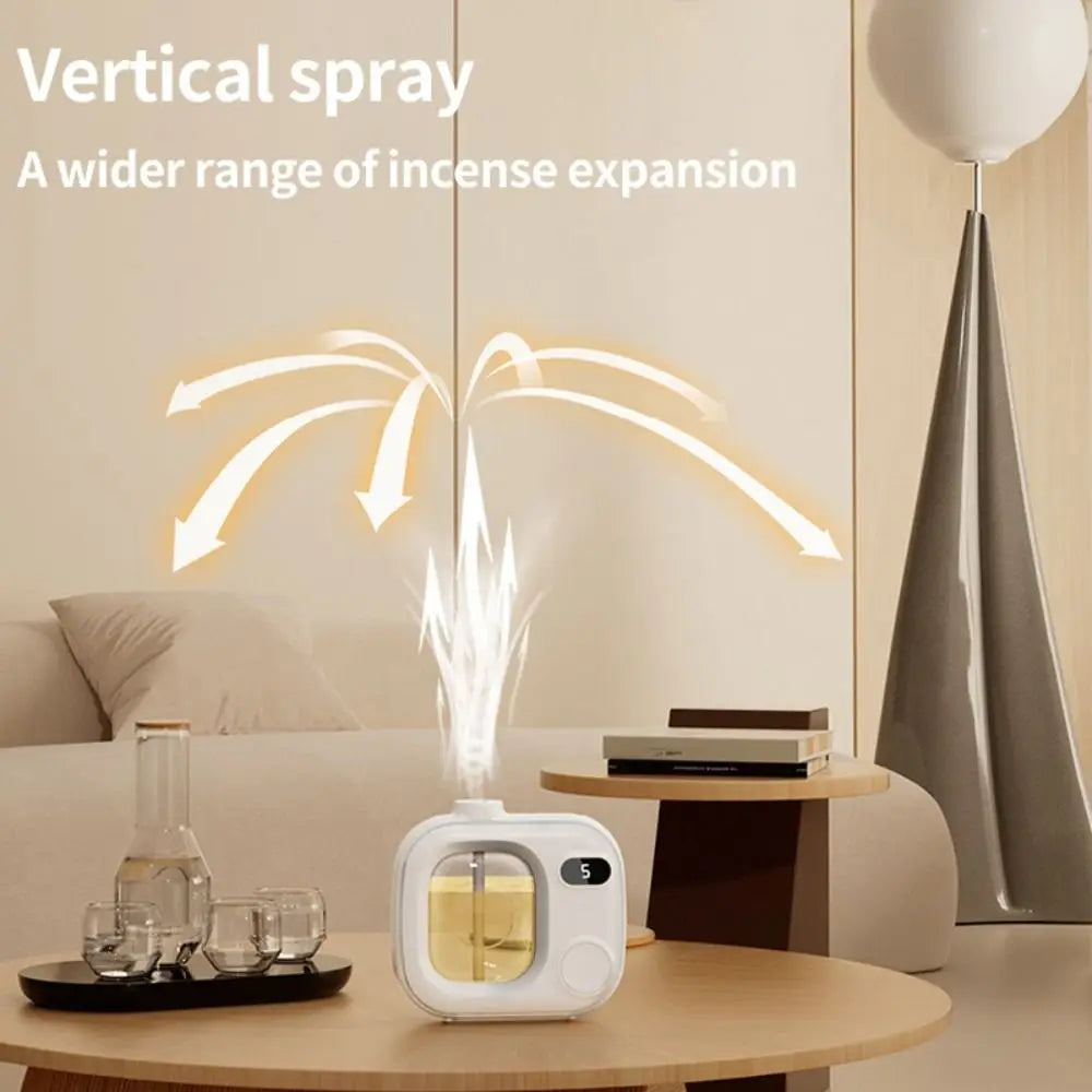 5 Adjustable Level LED Display 45ML Essential Oils Automatic Diffuser