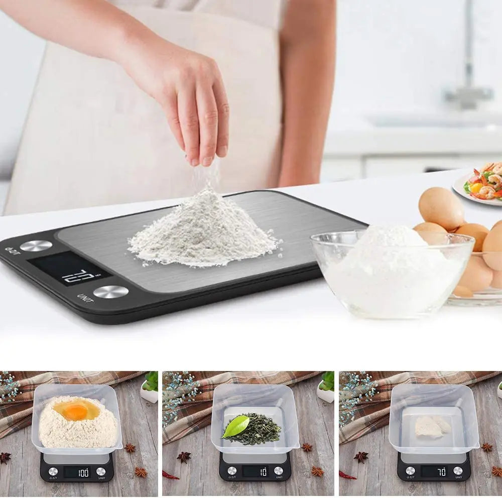 15Kg/1g Electronic Digital Stainless Steel Kitchen Scales