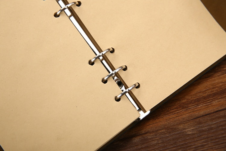 Retro Pirate Anchors Leather Notebook/Journal with Replaceable Stationery