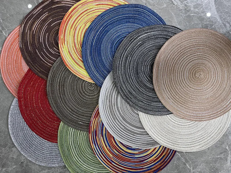 Heat-Resistant, Washable, Anti-Skid Woven Table Placemats
