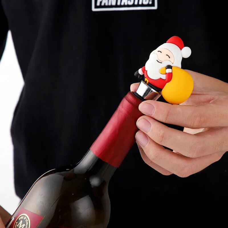 1PC Christmas/Halloween Wine/Champagne Stoppers.