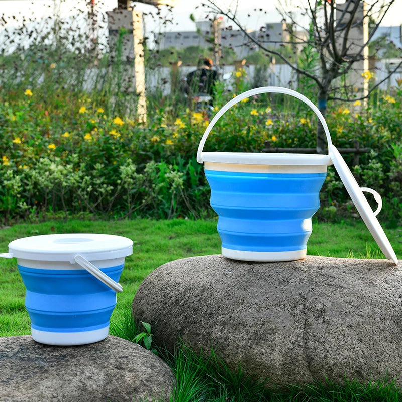 3L/5L/10L Multi-purpose Silicone Folding Bucket